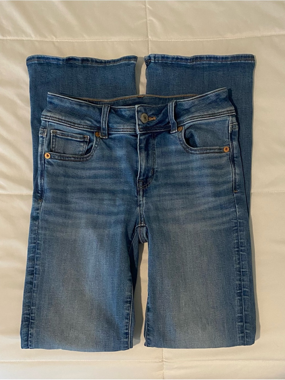 American Eagle Outfitters Kick Boot Bootcut Jeans, Size 0 Short